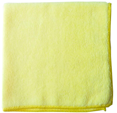 LAVETTE BOUCLEE MICROFIBRE TECHLINE 38X38CM JAUNE X5