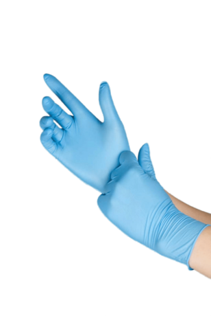 GANT NITRILE BLEU FISRT NON POUDRÉ TECHLINE ORIGIN TAILLE L SACHET X200