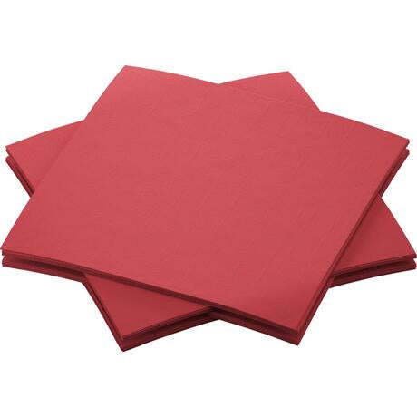 SERVIETTE 40X40 AIRLAID TECHLINE PLIAGE 4 BORDEAUX X360