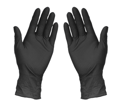 GANT NITRILE FIRST NOIR NON POUDRÉ TECHLINE ORIGIN TAILLE M BOITE X100