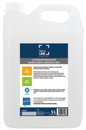 SAVON MAINS CORPS & CHEVEUX TECHLINE BIDON 5L
