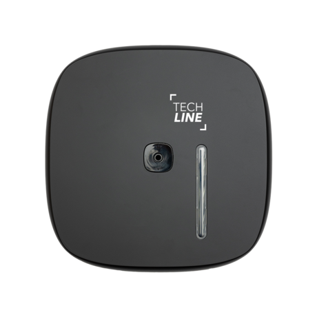 DISTRIBUTEUR DE PAPIER TOILETTE À DÉVIDAGE CENTRAL TECHLINE NOIR