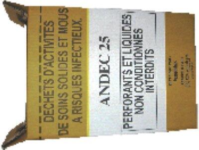 CARTON POUR DECHETS SAC DASRI 25L LIEN COULISSANT X10