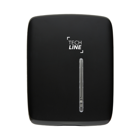 DISTRIBUTEUR D’ESSUIE-MAINS PLIÉS TECHLINE 600 FORMATS NOIR