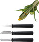 SET DE 3 OUTILS À SCULPTER INOX