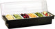 BOÎTE À CONDIMENTS 6 COMPARTIMENTS POLYPROPYLÈNE 50X9.5 CM
