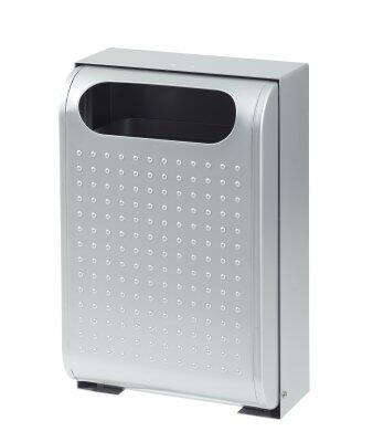 CORBEILLE MURALE URBANET 30L GRIS METAL