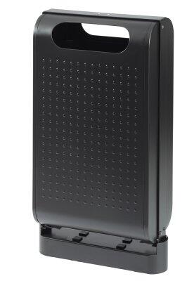 CORBEILLE SUR PIED URBANET 60L GRIS MANGANESE