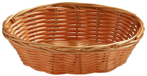 CORBEILLE PAIN OVALE COULEUR OSIER 185X14CM
