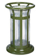 CORBEILLE VIGIPIRATE TULIPE 60L VERT OLIVE