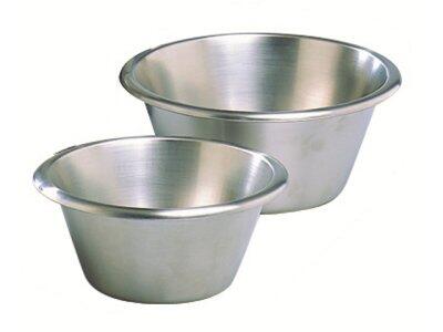 BASSINE INOX FOND PLAT 18 CM