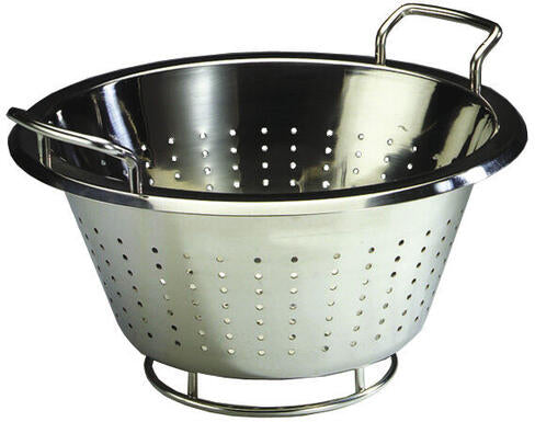 PASSOIRE INOX CONIQUE À ANSES 40 CM