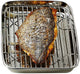 MINI-PLAT JAPONAIS INOX AVEC GRILLE 20X15 CM