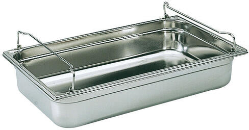 BAC GASTRONORME PLEIN ANSES PANIER GN 1/1 PROFONDEUR 15 CM