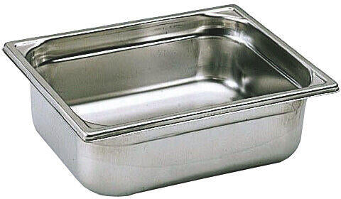 BAC GASTRONORME PLEIN SANS ANSE GN 1/2 PROFONDEUR 6.5 CM