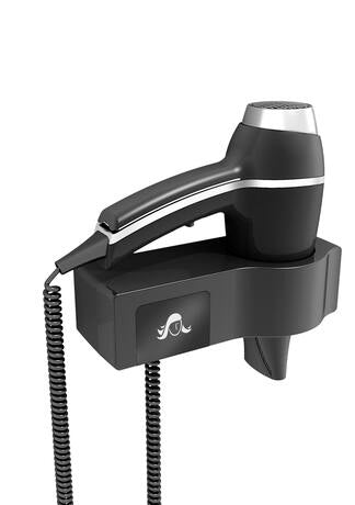 SÈCHE-CHEVEUX ALTEO NOIR AVEC SUPPORT BASE