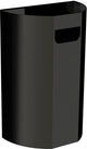 POUBELLE MURALE DEMI LUNE 40L NOIR