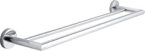 PORTE-SERVIETTES DOUBLE INOX 652X130MM