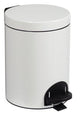 POUBELLE A PEDALE SANELIA 5L BLANC