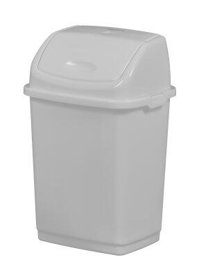 POUBELLE COUVERCLE BASCULANT CLAP 5L BLANC