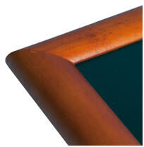 LONGUE ARDOISE MURALE BOIS/LAQUE FONCÉ 120 X 56 CM