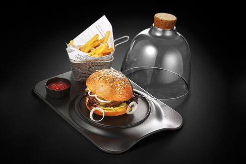 BURGER CHIC CLOCHE EN SAN Ø 17,1 CM H 14 CM