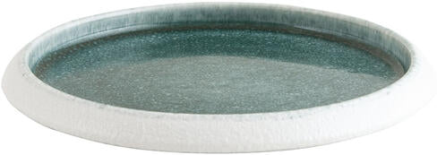 SAVEURS ASSIETTE BLANC/OCÉAN Ø 19 CM