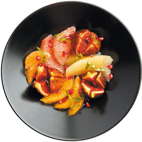 KURO ASSIETTE NOIRE CREUSE Ø 23 CM