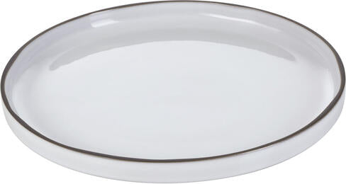 CARACTÈRE ASSIETTE PLATE BLANCHE Ø 26CM