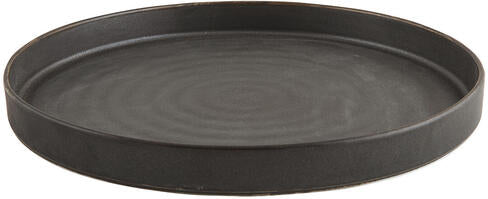 ORBITAL ASSIETTE NOIRE Ø 25 CM