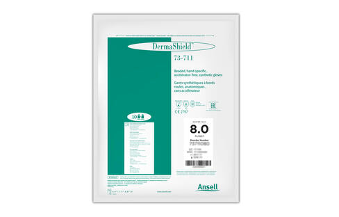 GANT NÉOPRÈNE VERT STÉRILE DERMASHIELD 73-711 TAILLE 7 X200 PAIRES