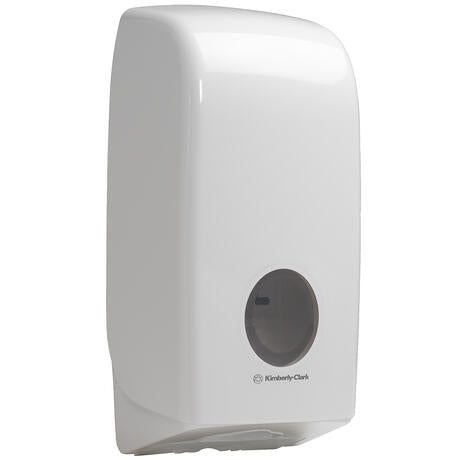 DISTRIBUTEUR DE PAPIER TOILETTE PLIÉ AQUARIUS BLANC
