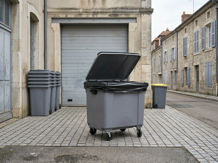 HOUSSE CONTENEUR 750L BASSE DENSITE DECHETS LOURDS NOIR X25