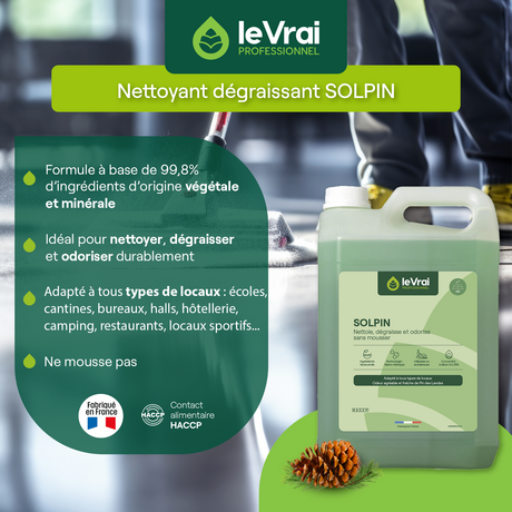 NETTOYANT ODORISANT MULTI USAGES LE VRAI PROFESSIONNEL SOLPIN 5L