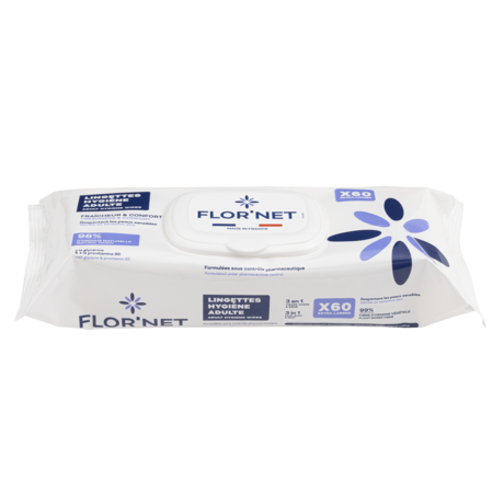 LINGETTE HYGIÈNE ADULTE FLOR'NET