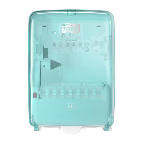 DISTRIBUTEUR D’ESSUIE-MAINS ROULEAUX TORK® W6 BLANC & BLEU