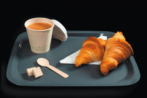PLATEAU PETIT DÉJEUNER GN 1/2 32,5 X 26,5 CM GRIS