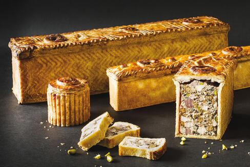 EXOPAN PÂTÉ EN CROÛTE LONG À CHEVRONS 30X8.5X8.5 CM