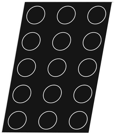 FLEXIPAN 60X40 PLAQUE DE 60 QUICHETTES TARTELETTES 4.2CM