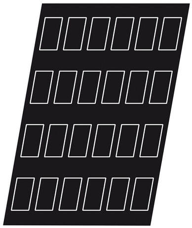 FLEXIPAN 60X40 PLAQUE DE 24 FINANCIERS 8.7X4.7X1.4 CM