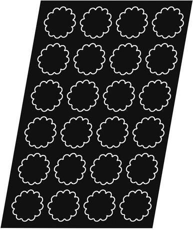 FLEXIPAN 60X40 PLAQUE DE 24 MINI-BRIOCHES CANNELÉES 7.8 CM