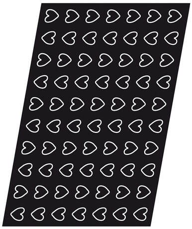 FLEXIPAN 60X40 PLAQUE DE 70 MINI-COEURS 4.1X3.8 CM