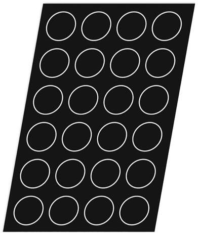FLEXIPAN 60X40 PLAQUE DE 24 TARTELETTES ÉVASÉES 7.7 CM