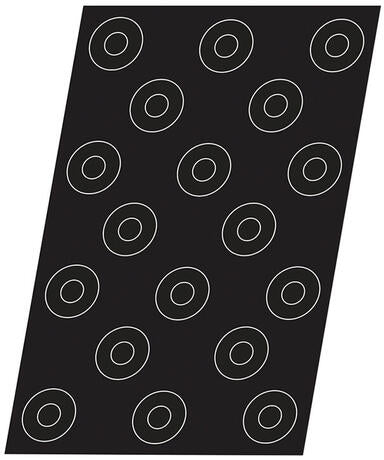 FLEXIPAN 60X40 PLAQUE DE 54 MINI-VOLCANS 4.2 CM