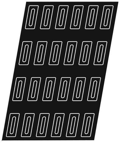 FLEXIPAN 60X40 PLAQUE DE 24 LINGOTS RAINURÉS 10X4 CM