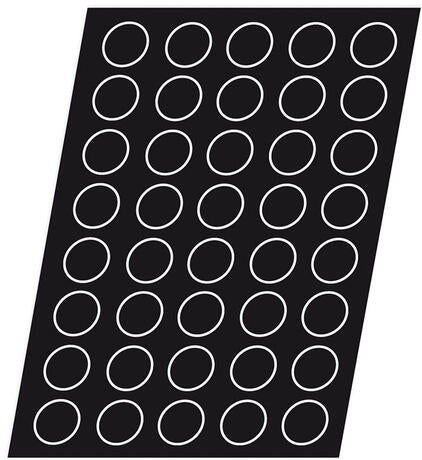 FLEXIPAN 60X40 PLAQUE 40 TARTELETTES CREUSES ÉVASÉES 5.8CM