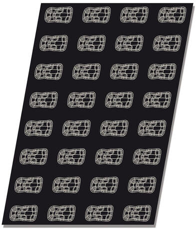 FLEXIPAN 60X40 PLAQUE DE 32 OURSONS 6.6X3.7X1.8 CM