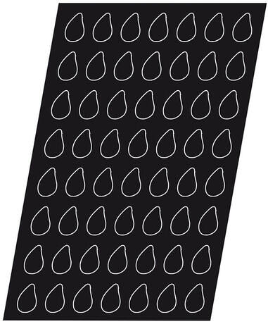FLEXIPAN 60X40 PLAQUE DE 56 MINI-GOUTTES 5.2X3.2X2 CM