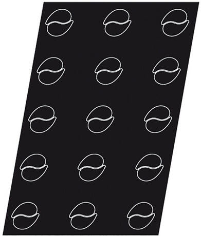 FLEXIPAN 60X40 PLAQUE 24 PETITES GOUTTES ENTRELACÉES 5.9X3.5CM