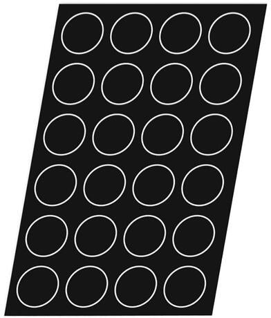 FLEXIPAN GN 1/1 PLAQUE DE 15 DEMI-SPHÈRES 7 CM